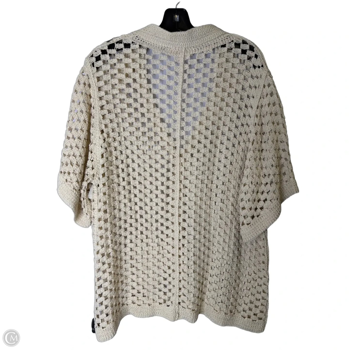 Cardigan By Solitaire In Cream, Size: Xl