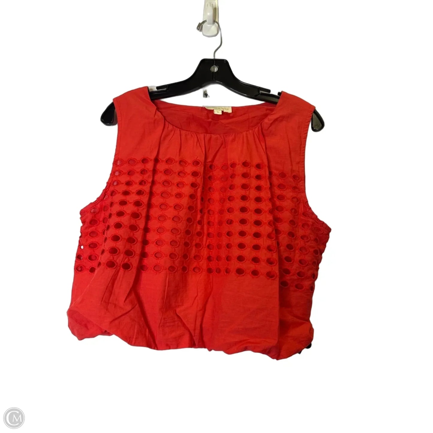 Top Sleeveless By Clothes Mentor In Red, Size: M