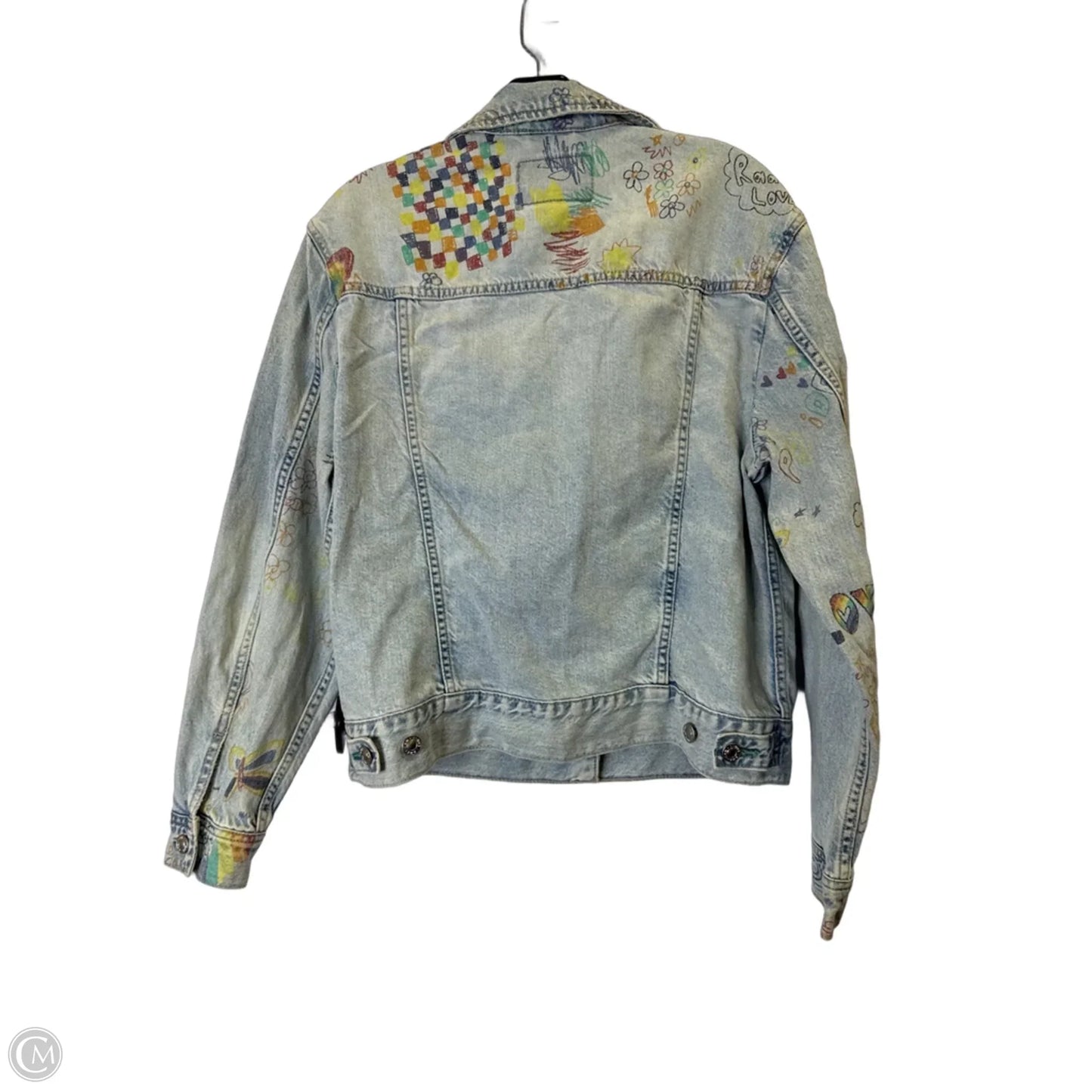 Jacket Denim By American Eagle In Blue Denim, Size: Xs