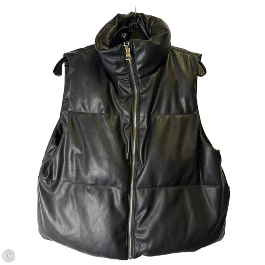 Vest Puffer & Quilted By Madden Girl In Black, Size: L