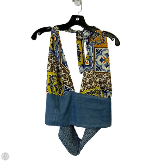 Top Sleeveless By Live 4 Truth In Blue, Size: 3x