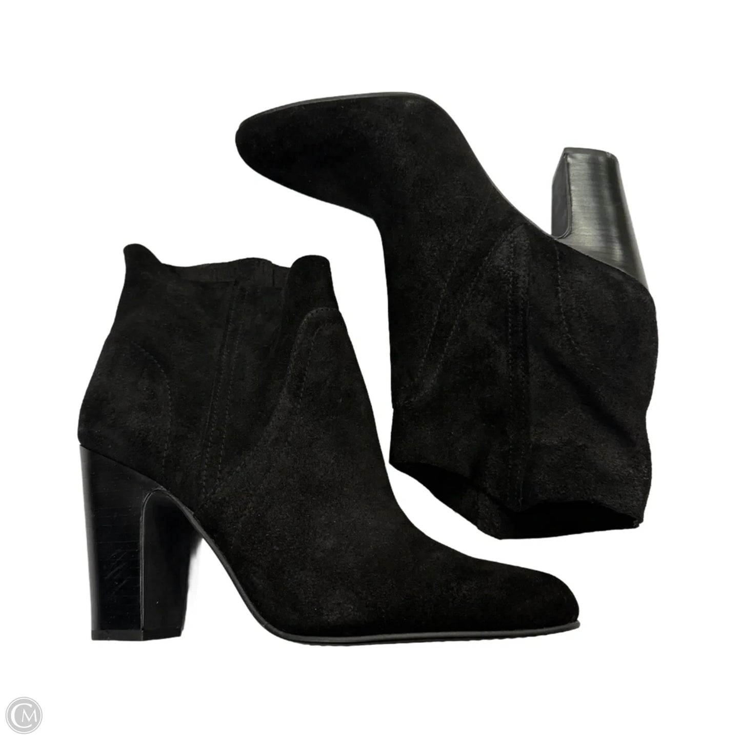 Boots Ankle Heels By Vince Camuto In Black, Size: 10