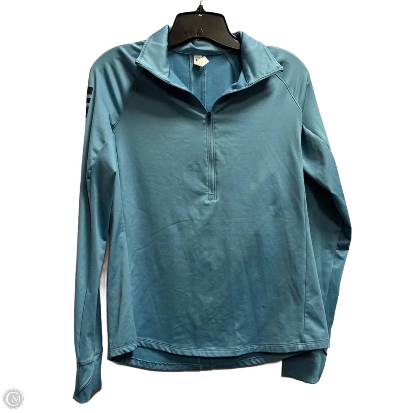 Athletic Sweatshirt Collar By Under Armour In Blue, Size: M
