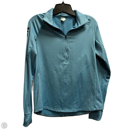 Athletic Sweatshirt Collar By Under Armour In Blue, Size: M