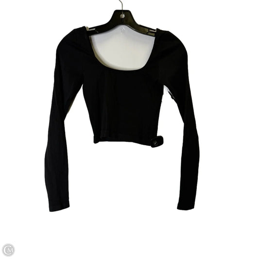 Top Long Sleeve Basic By Anthropologie In Black, Size: S