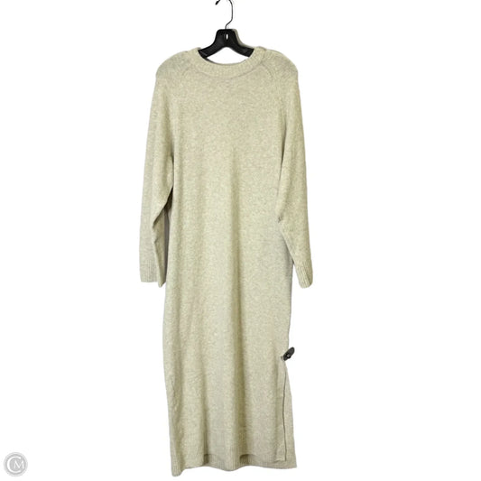 Dress Sweater By H&m In Tan, Size: Xs