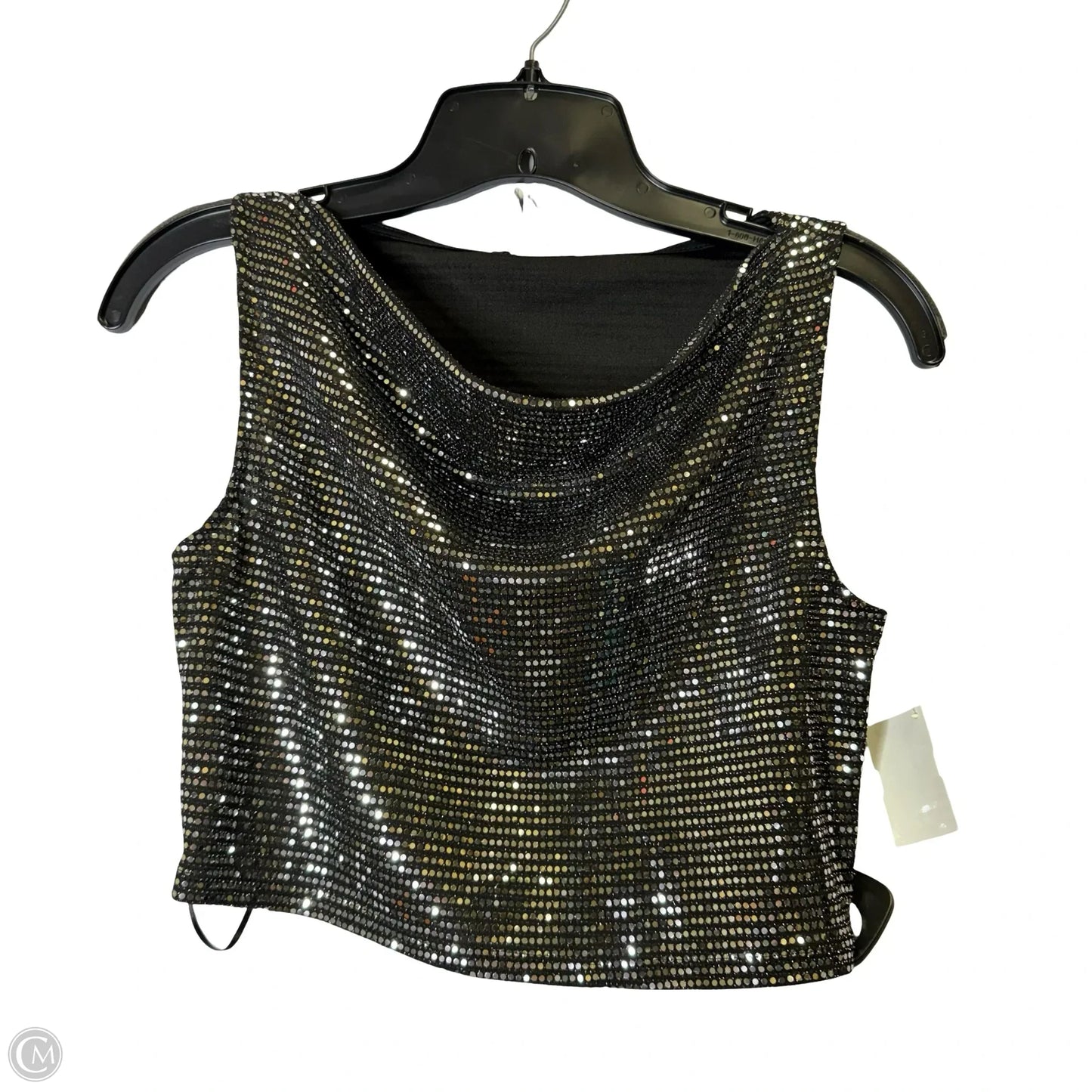 Top Sleeveless By Sincerely Jules In Silver, Size: S