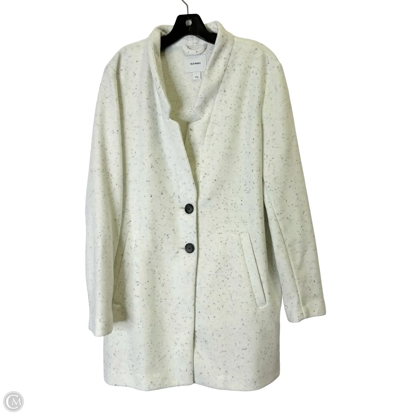 Coat Peacoat By Old Navy In White, Size: L