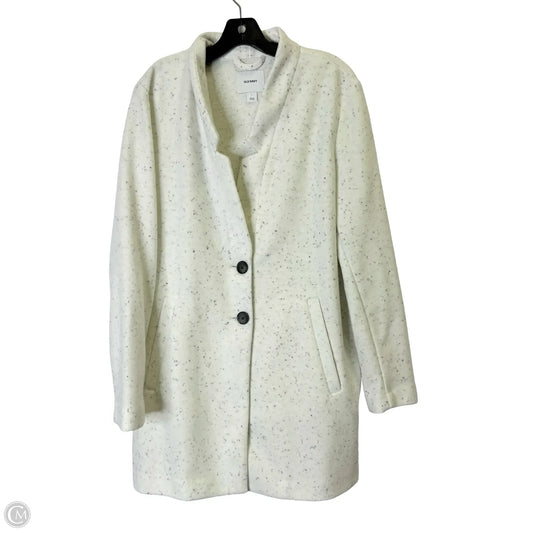 Coat Peacoat By Old Navy In White, Size: L