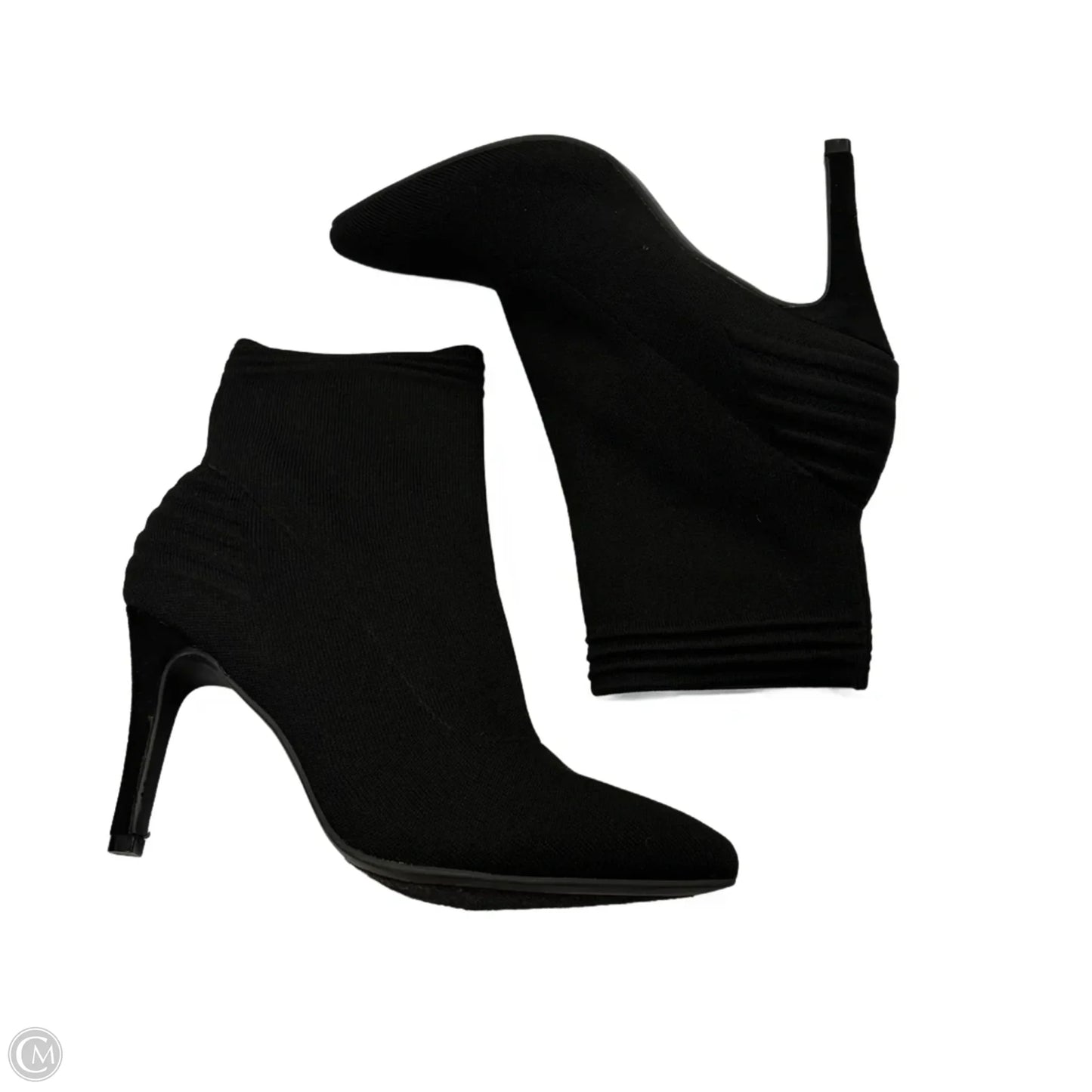 Boots Ankle Heels By Mia In Black, Size: 8