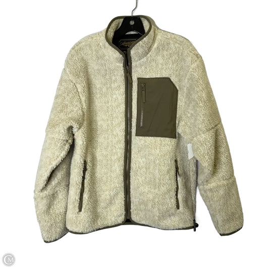 Jacket Faux Fur & Sherpa By American Eagle In Cream, Size: Xs