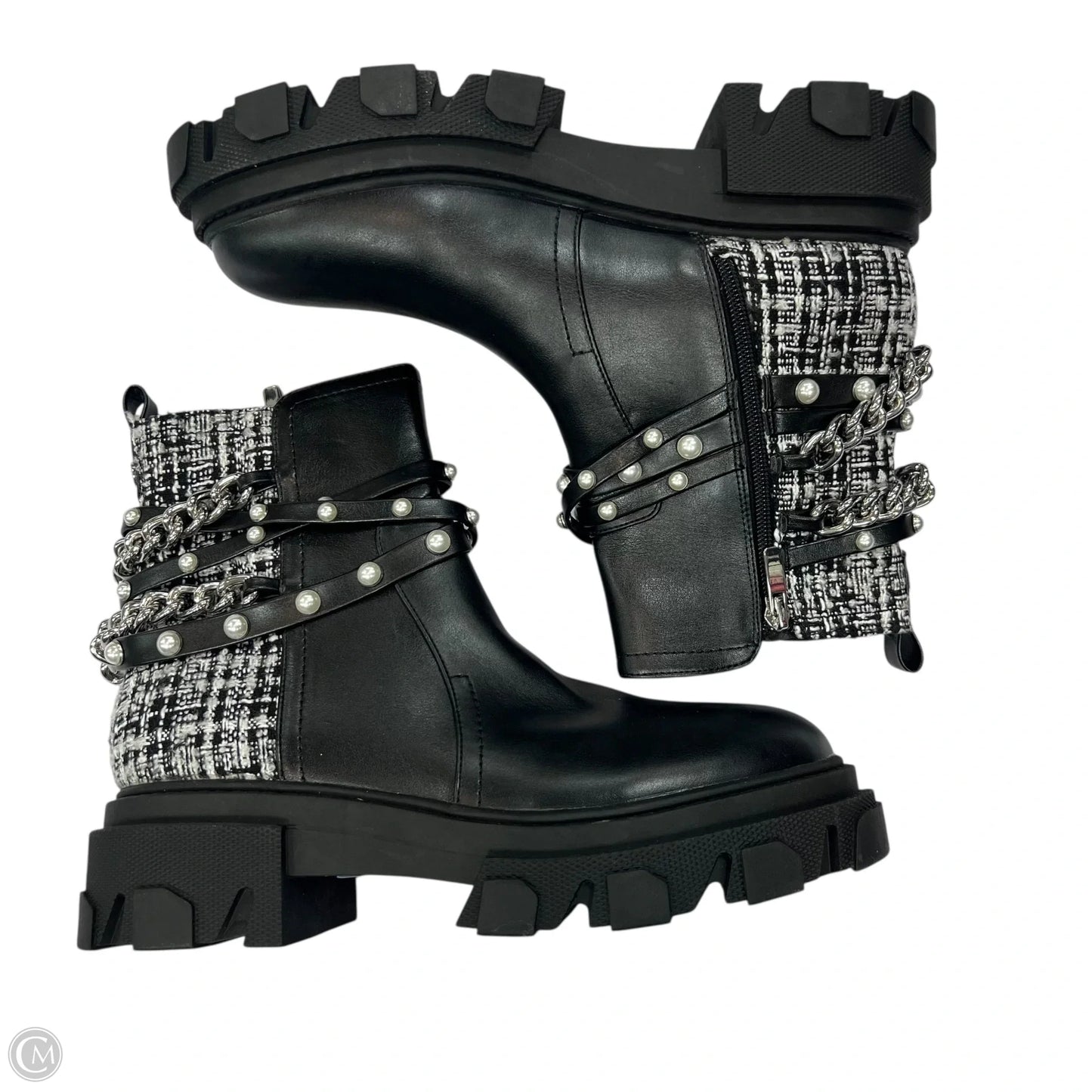 Boots Combat By Nine West In Black, Size: 9