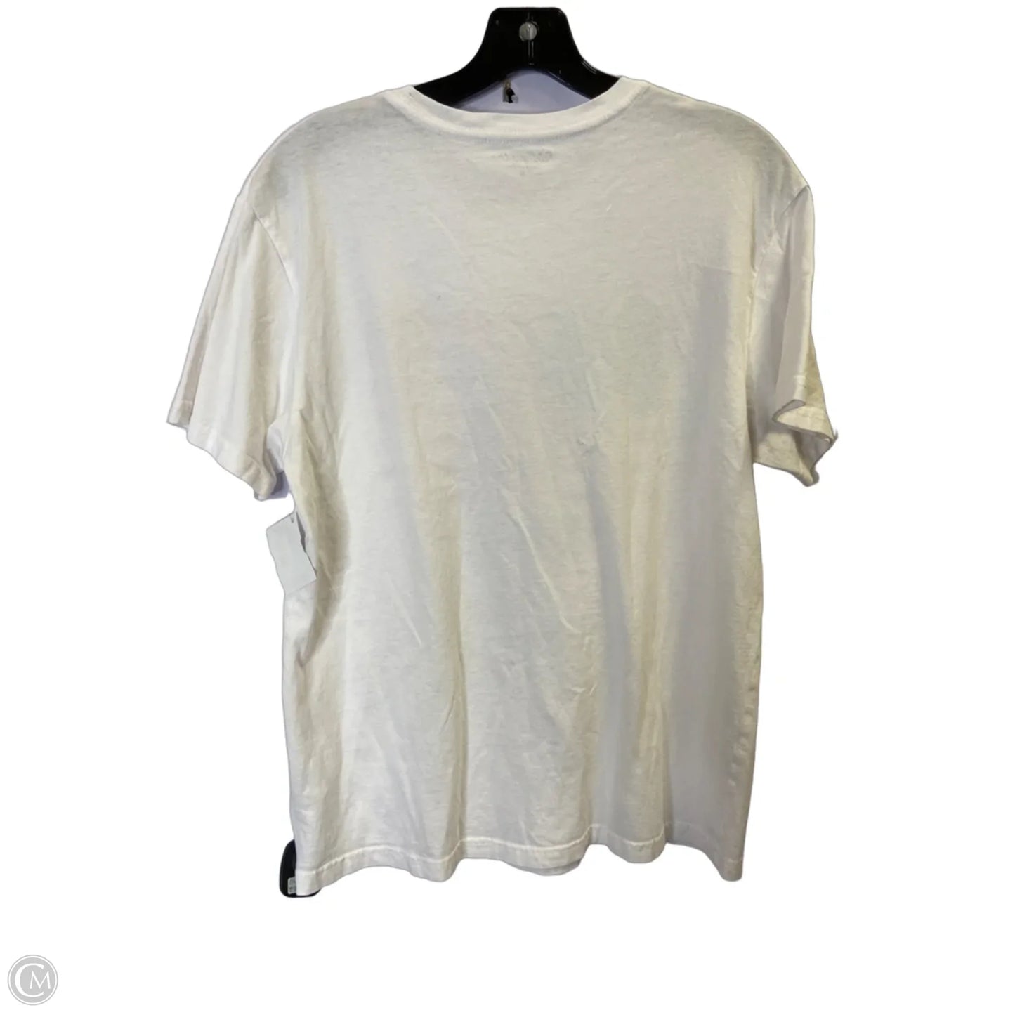 Top Short Sleeve Basic By Clothes Mentor In White, Size: M