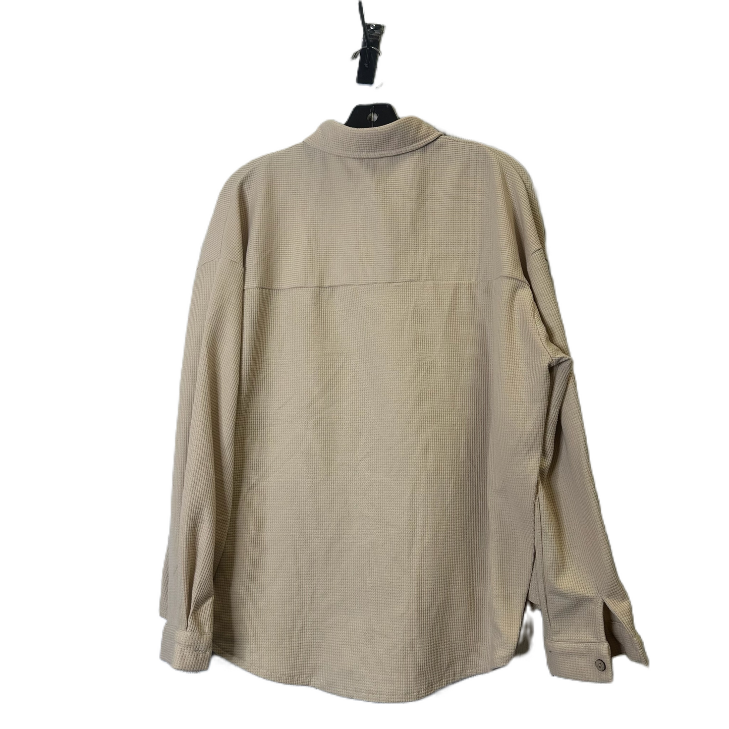 Top Long Sleeve By Clothes Mentor In Tan, Size: Xl