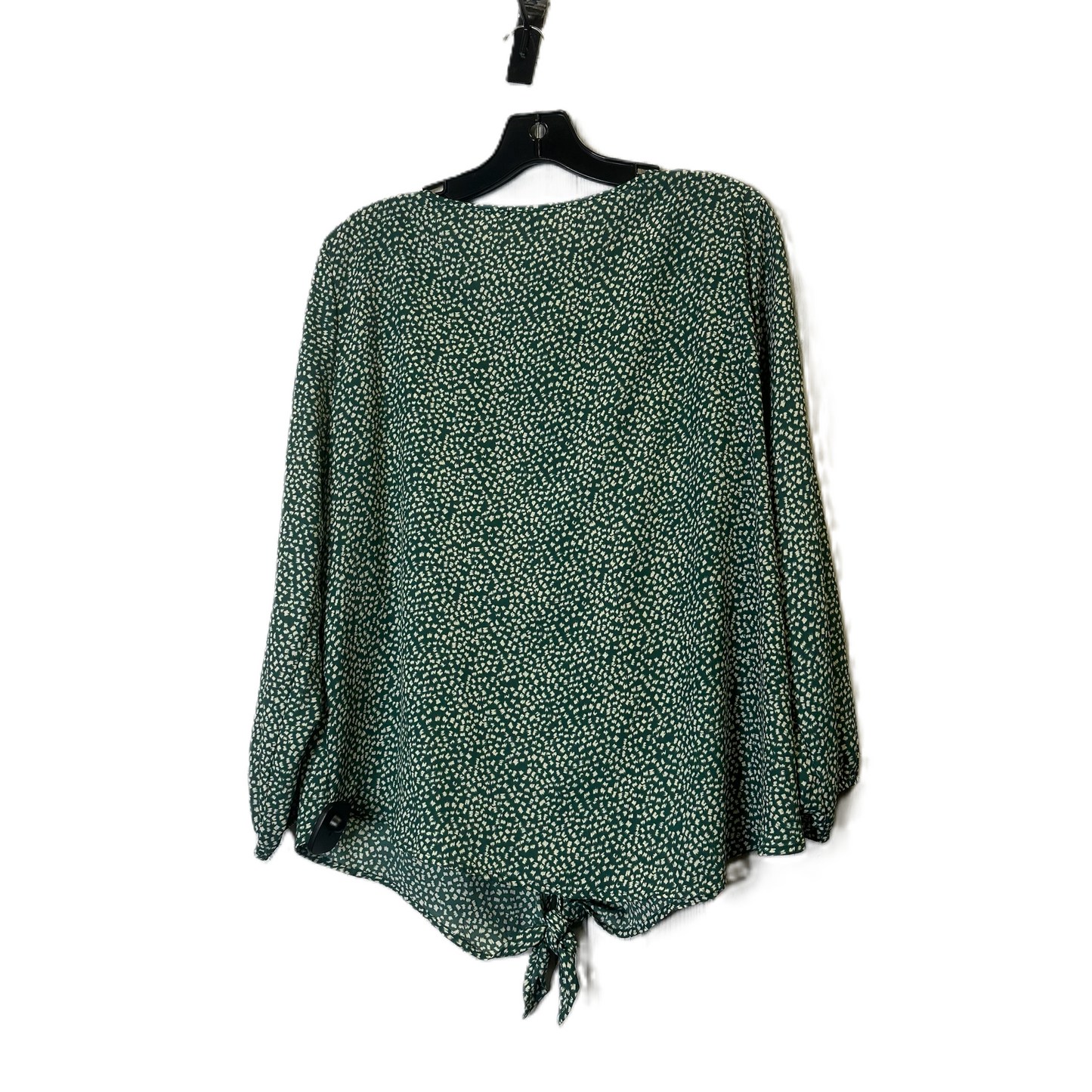 Top Long Sleeve By Vince Camuto In Green, Size: 2x