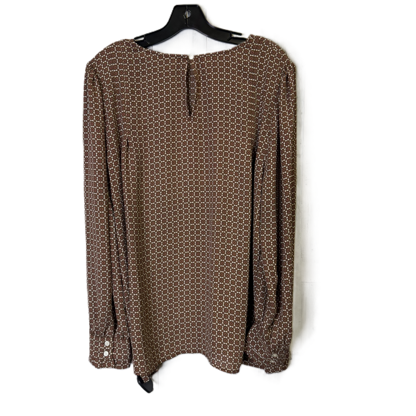 Top Long Sleeve By Loft In Brown, Size: Xl