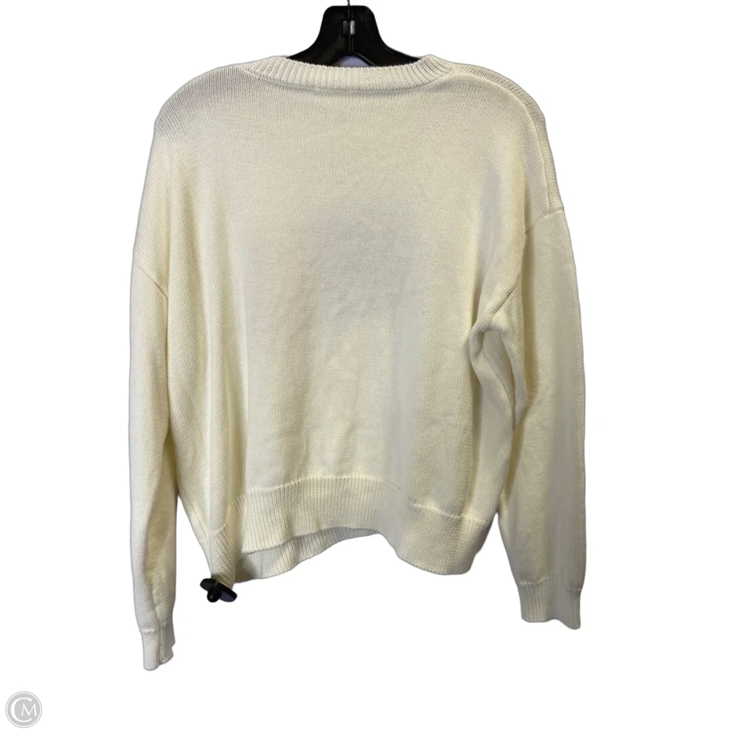 Sweater By Clothes Mentor In Cream, Size: Xs