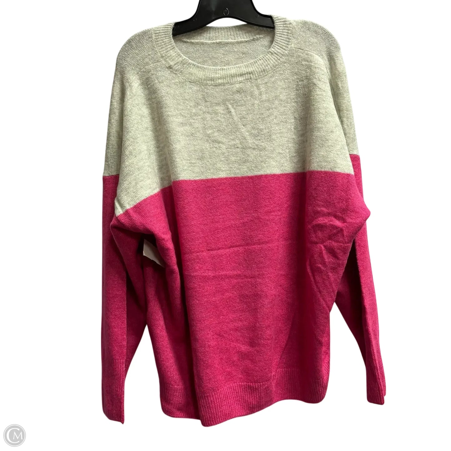 Sweater By Vince Camuto In Pink, Size: Xl