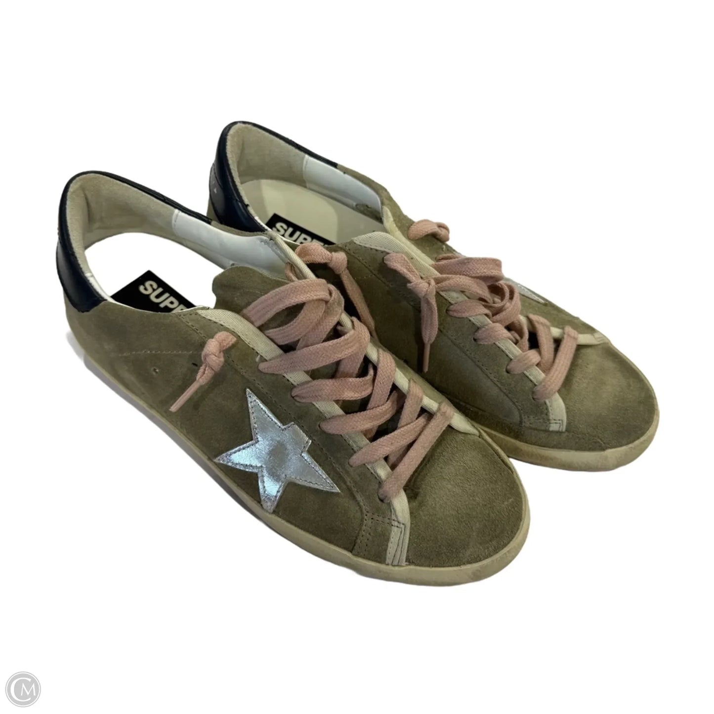 Shoes Luxury Designer By Golden Goose In Taupe, Size: 8.5