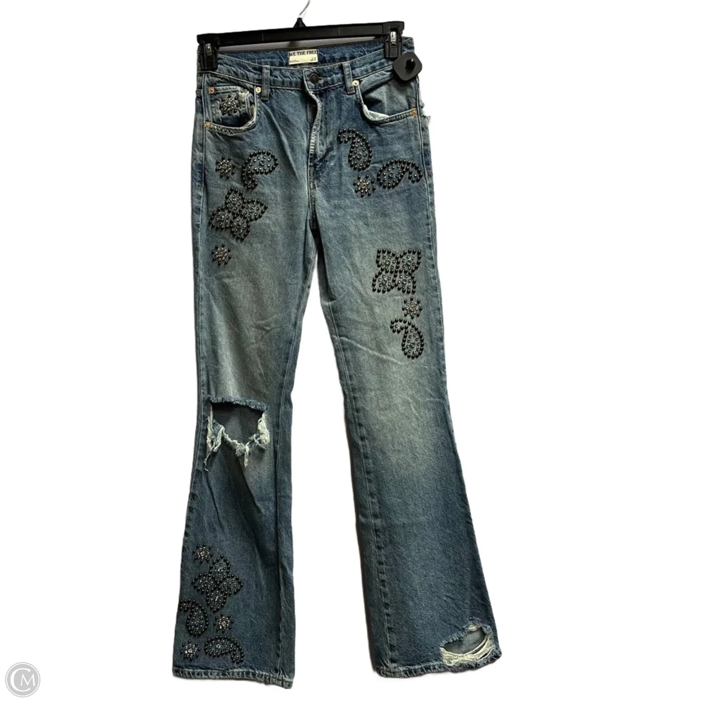Jeans Straight By We The Free In Blue Denim, Size: 0