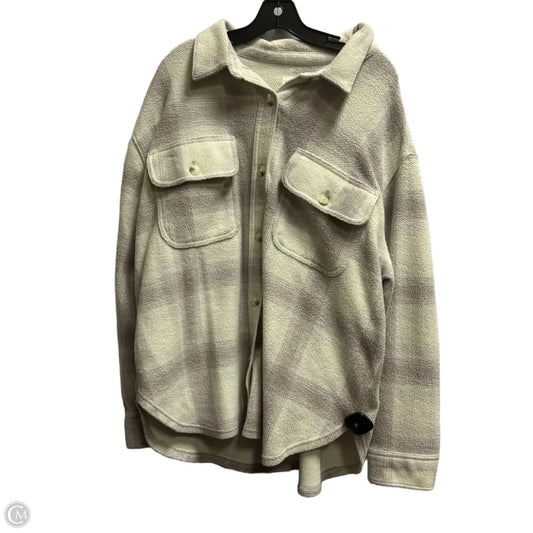 Jacket Shirt By American Eagle In Purple, Size: Xl