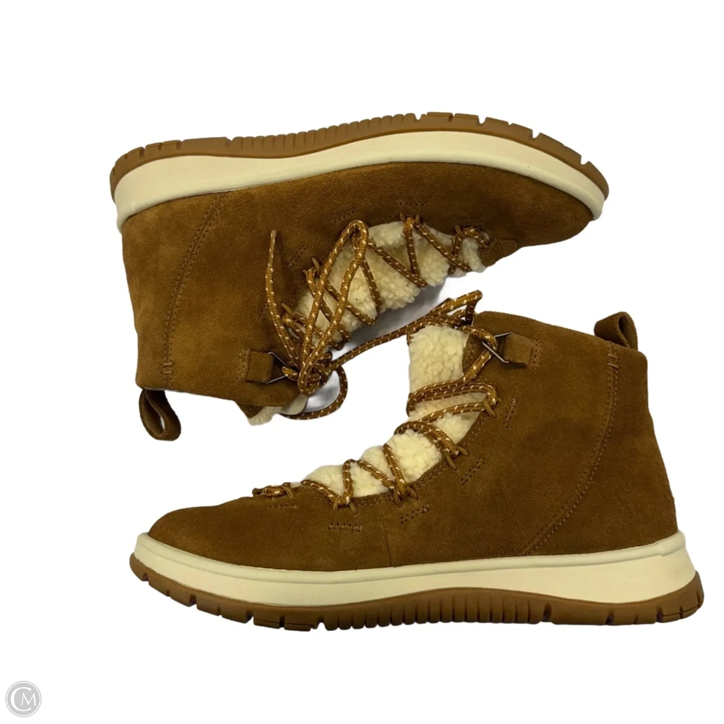 Boots Designer By Ugg In Tan, Size: 10