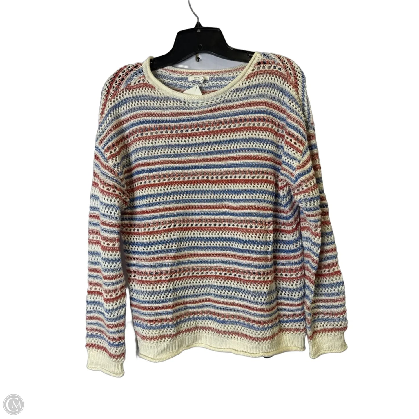 Sweater By Maurices In Striped Pattern, Size: M