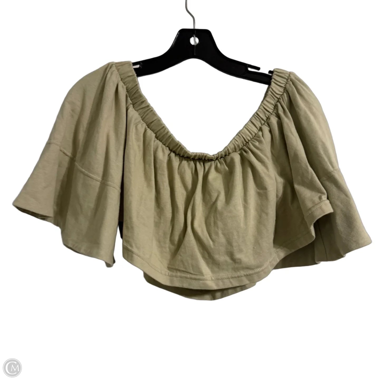 Top Short Sleeve By Free People In Green, Size: L
