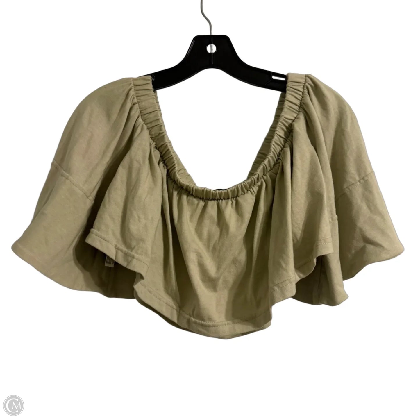 Top Short Sleeve By Free People In Green, Size: L