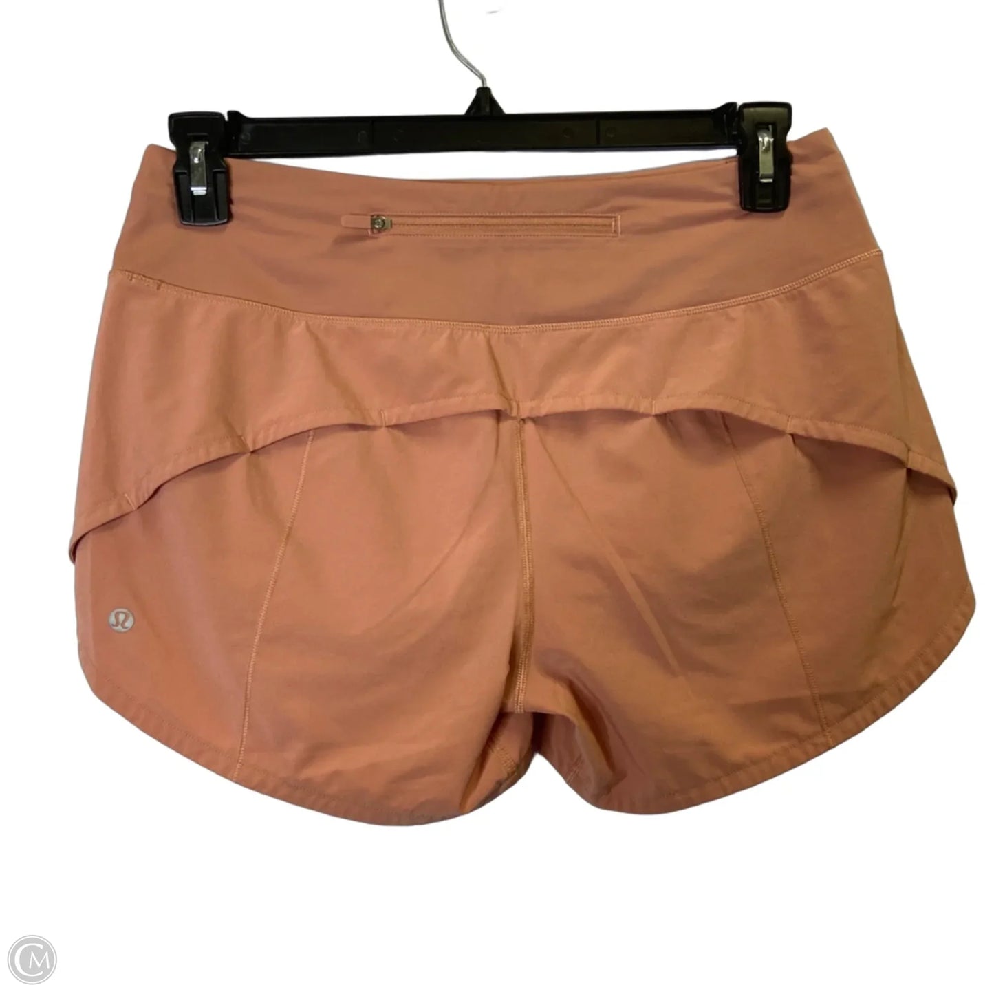 Athletic Shorts By Lululemon In Pink, Size: 8