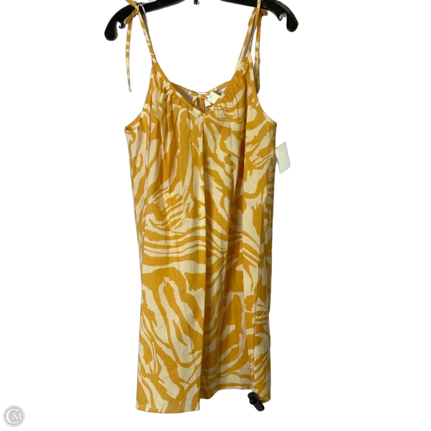 Dress Casual Short By H&m In Yellow, Size: S