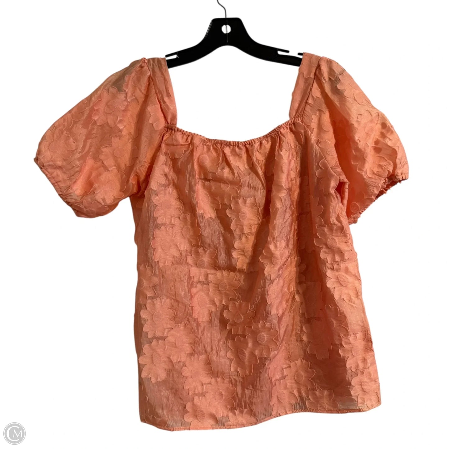 Top Short Sleeve By Andthewhy In Floral Print, Size: M