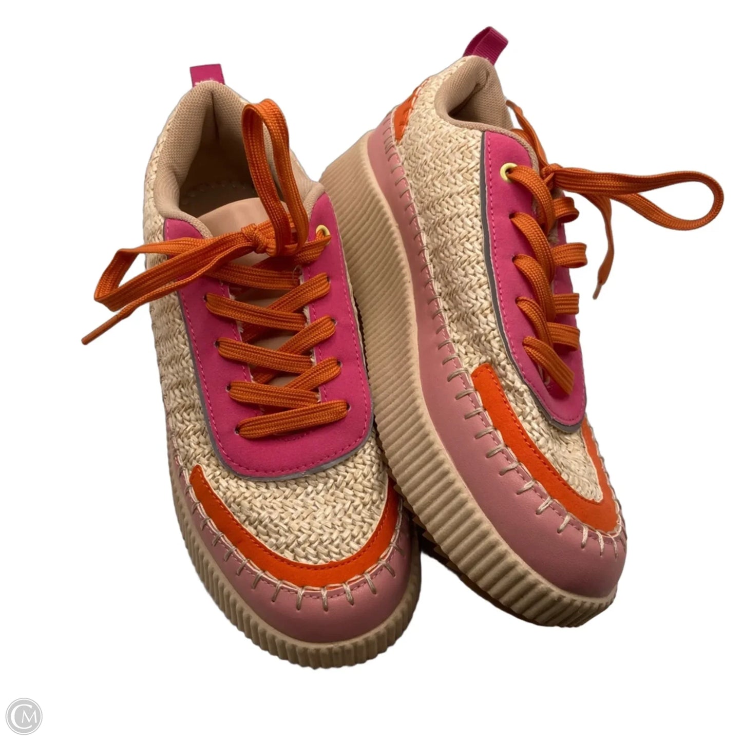 Shoes Sneakers Platform By Liliana In Tan, Size: 10