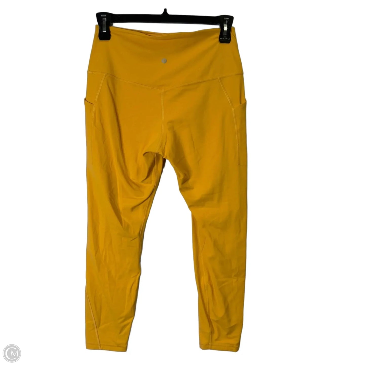 Athletic Leggings By Lululemon In Orange, Size: 12
