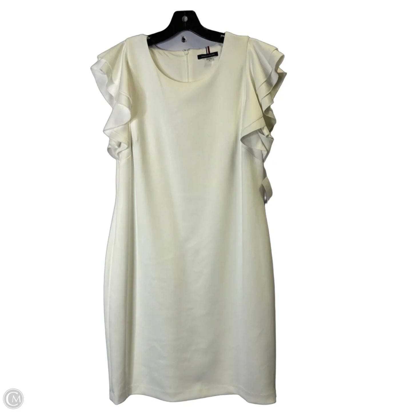 Dress Work By Tommy Hilfiger In White, Size: 16
