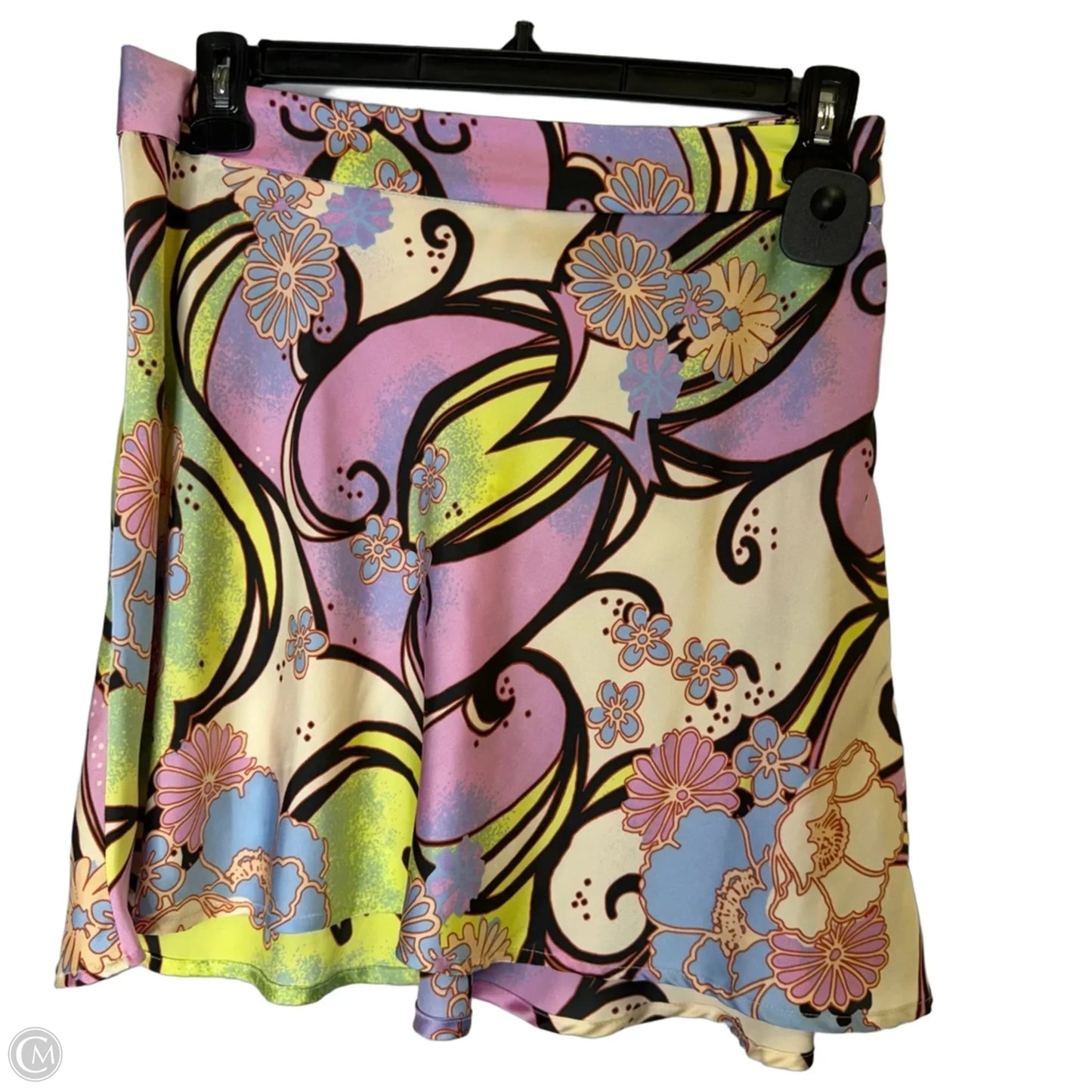 Skirt Mini & Short By Free People In Green & Pink, Size: 12