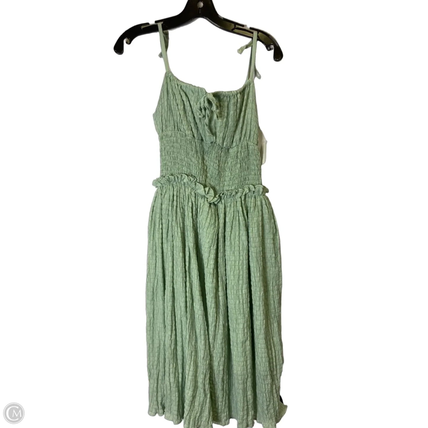 Dress Casual Midi By Clothes Mentor In Green, Size: M