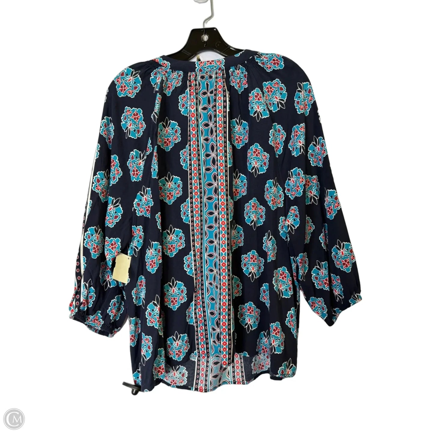 Top Short Sleeve By Crown And Ivy In Navy, Size: 3x