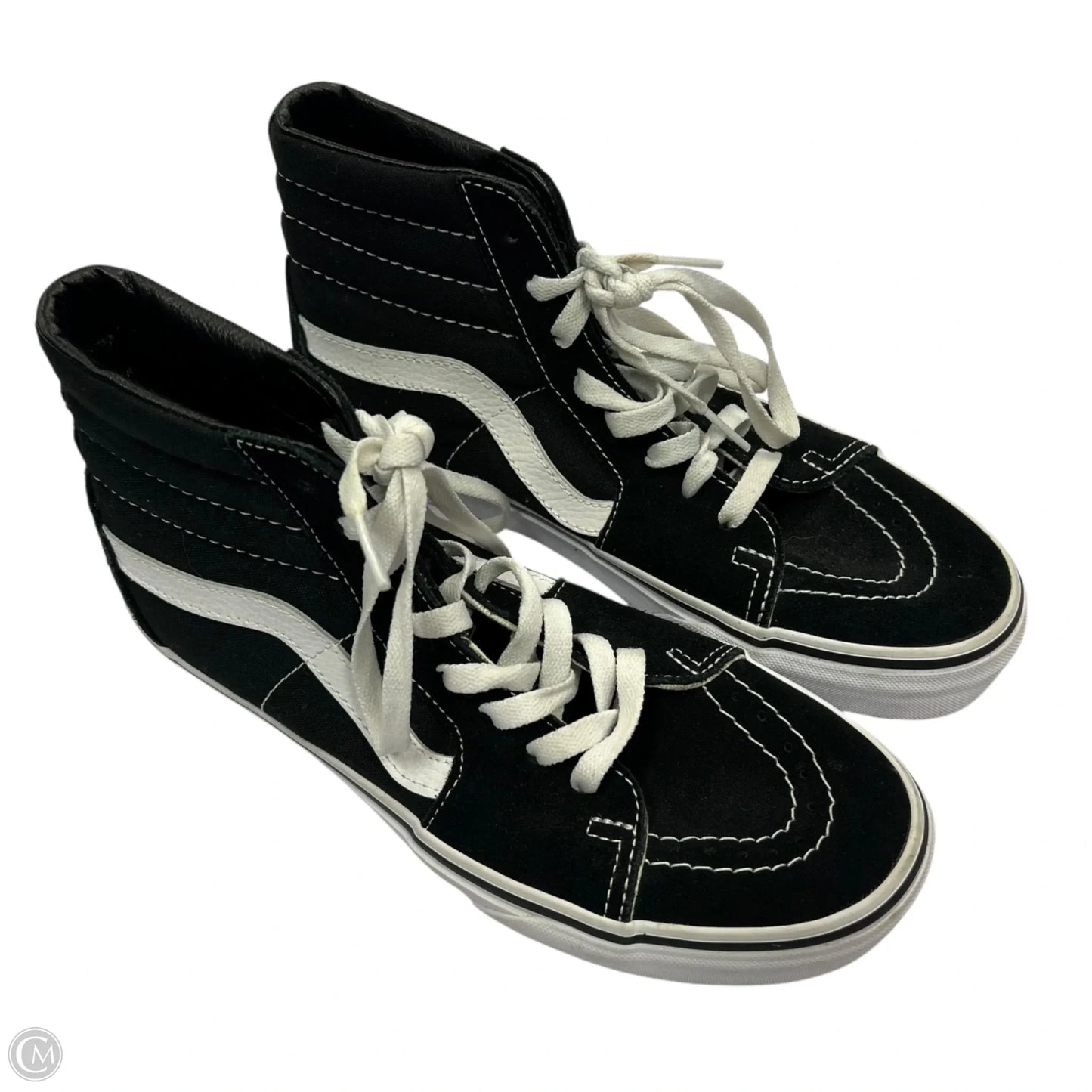Shoes Sneakers By Vans In Black, Size: 8.5