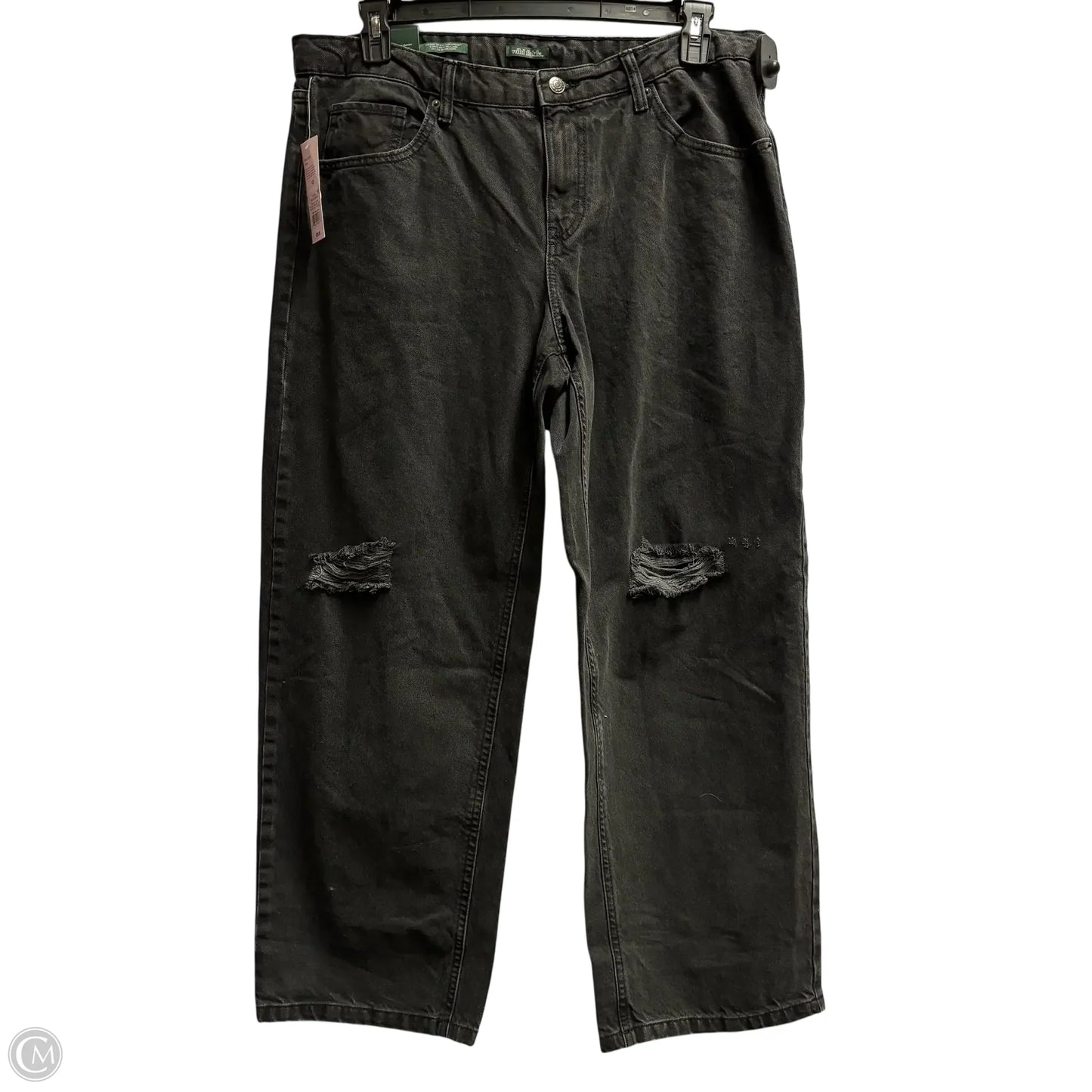 Jeans Wide Leg By Wild Fable In Black, Size: 12