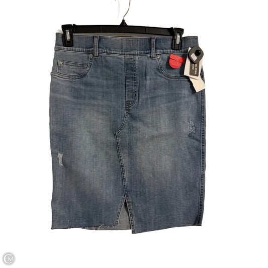 Skirt Midi By Spanx In Blue Denim, Size: L