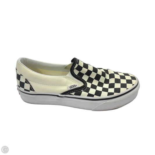 Shoes Sneakers By Vans In Checkered Pattern, Size: 6