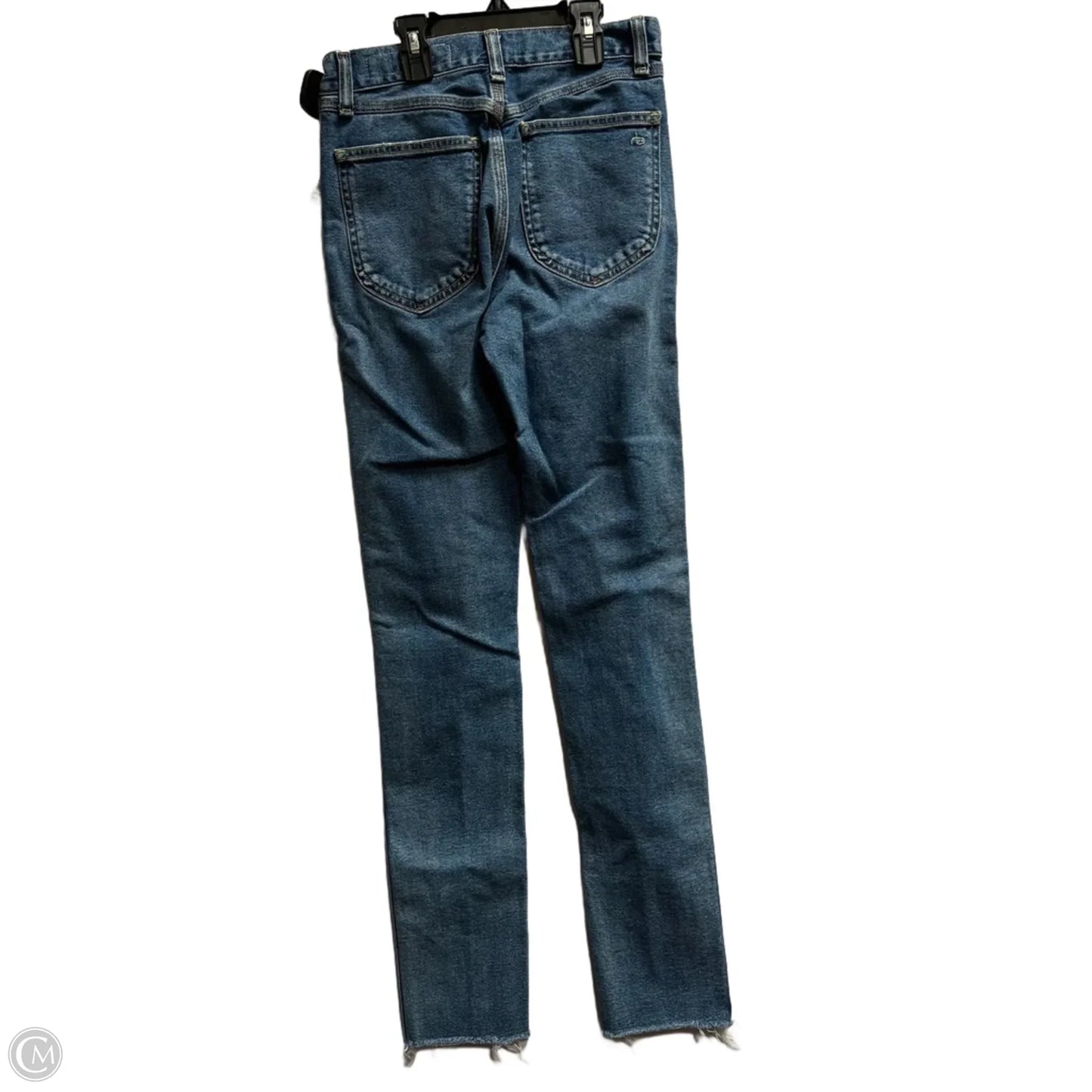 Jeans Skinny By Rag And Bone In Blue Denim, Size: 2