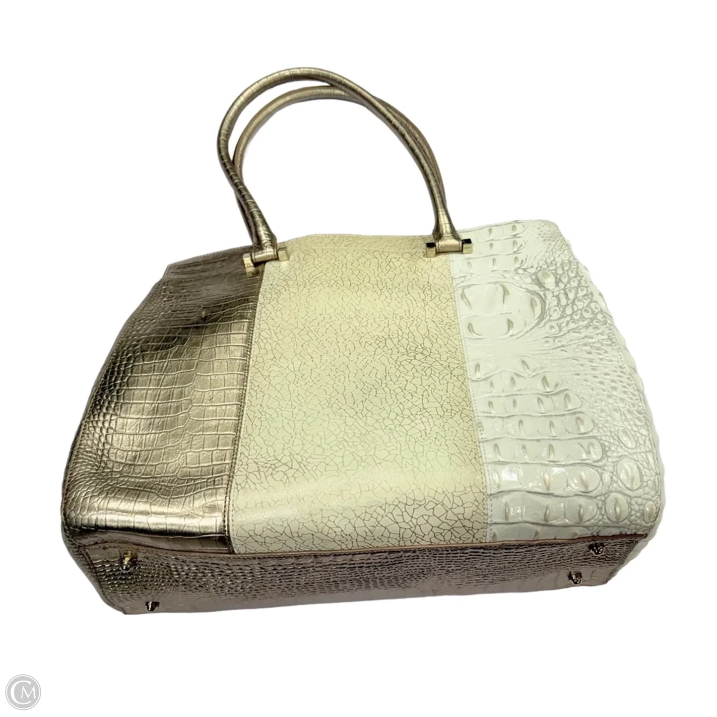 Handbag Designer By Brahmin, Size: Large