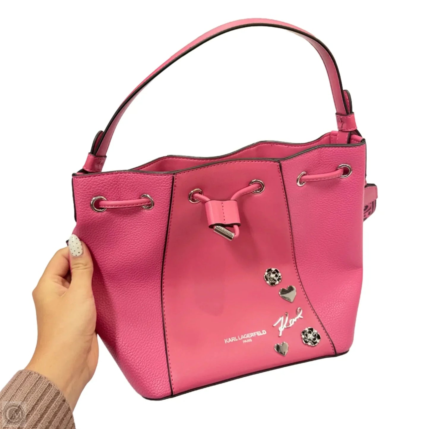 Handbag Designer By Karl Lagerfeld, Size: Large