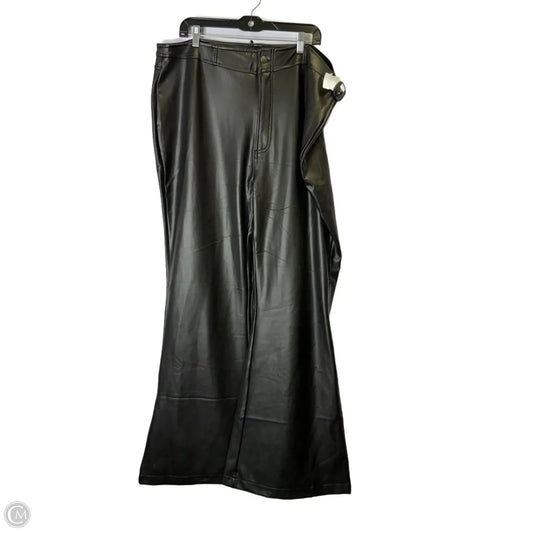 Pants Wide Leg By Fashion Nova In Black, Size: 3x