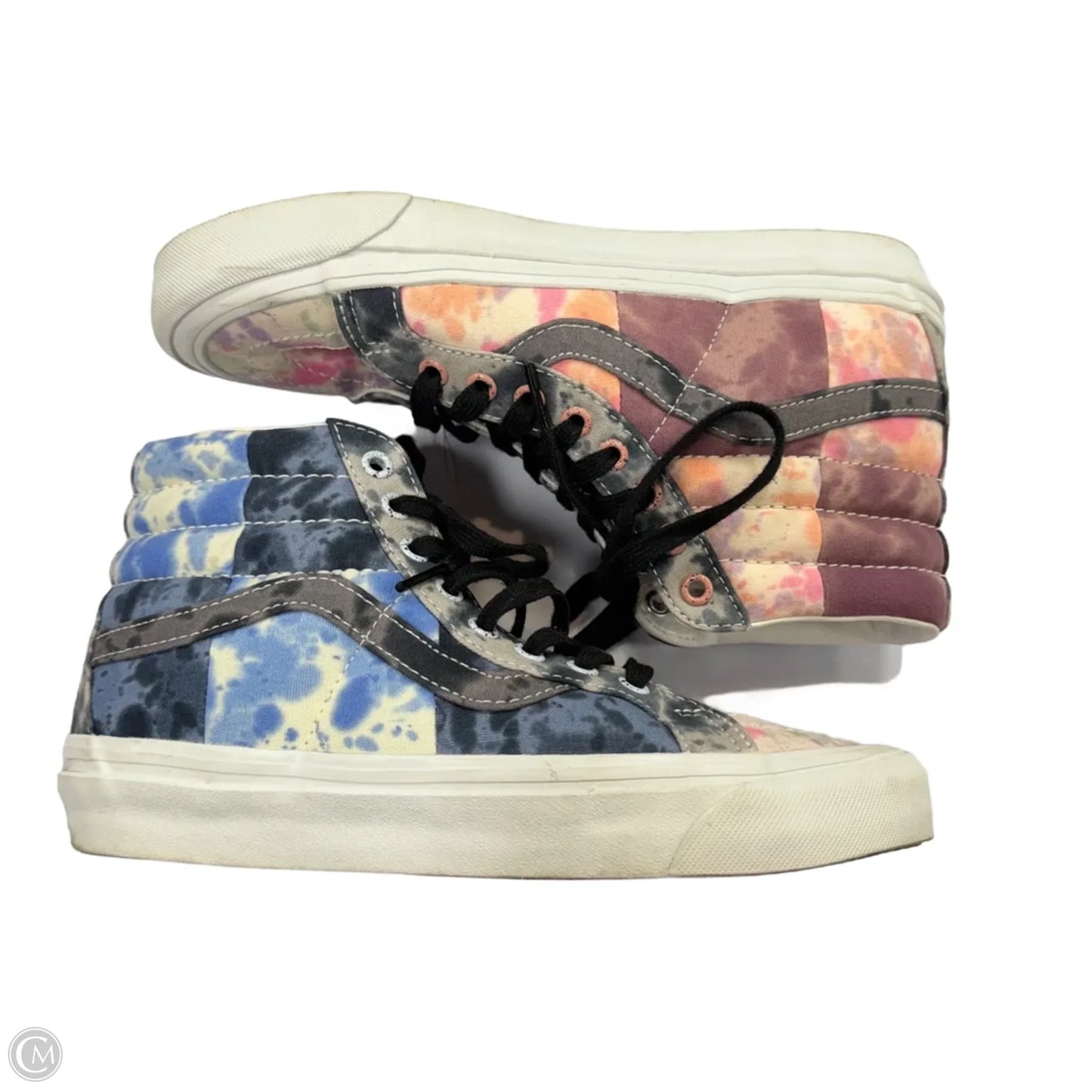 Shoes Sneakers By Vans In Tie Dye Print, Size: 8