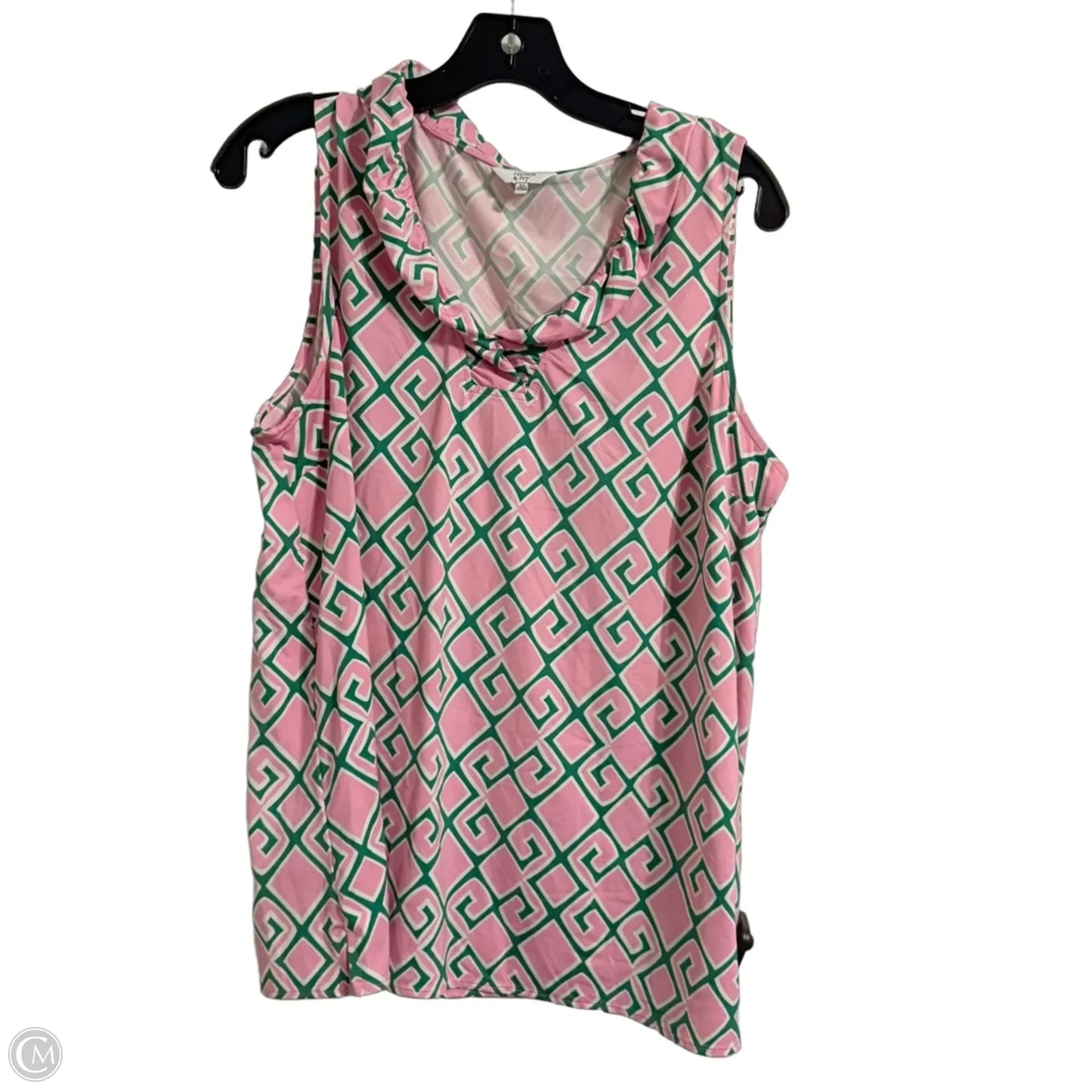 Top Sleeveless By Crown And Ivy In Pink, Size: Xl