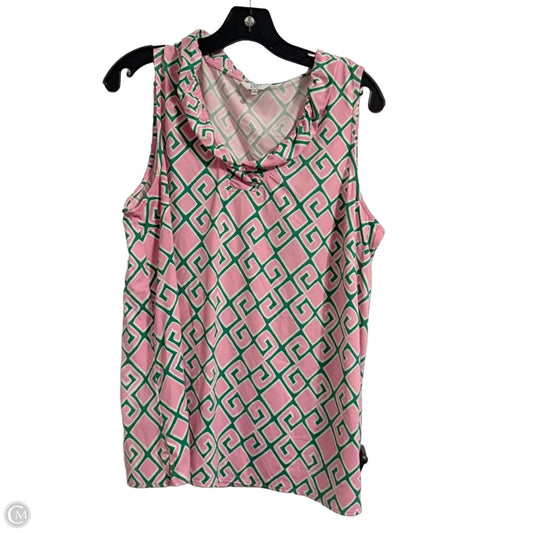 Top Sleeveless By Crown And Ivy In Pink, Size: Xl