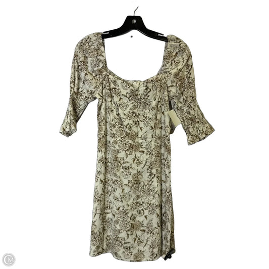Dress Casual Short By Mi Ami In Cream, Size: S